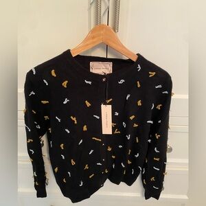 NWT Lingua Franca Cashmere Knot cardigan